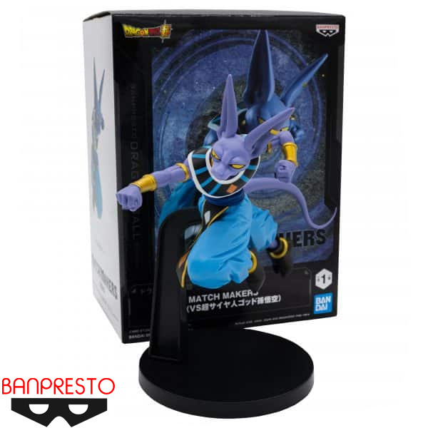 Banpresto Dragon Ball Super Match Makers Beerus vs Super Saiyan God Goku Beerus Figure